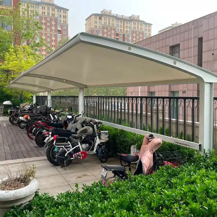 大兴区膜结构电动车棚